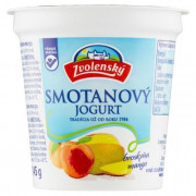 JOGURT SMOTANOVÝ BROSKYŇA-MANGO 145g ZVOLENSKÝ