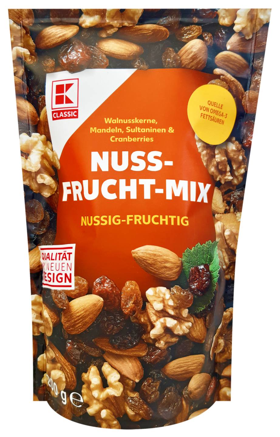 Směs ořechů a ovoce