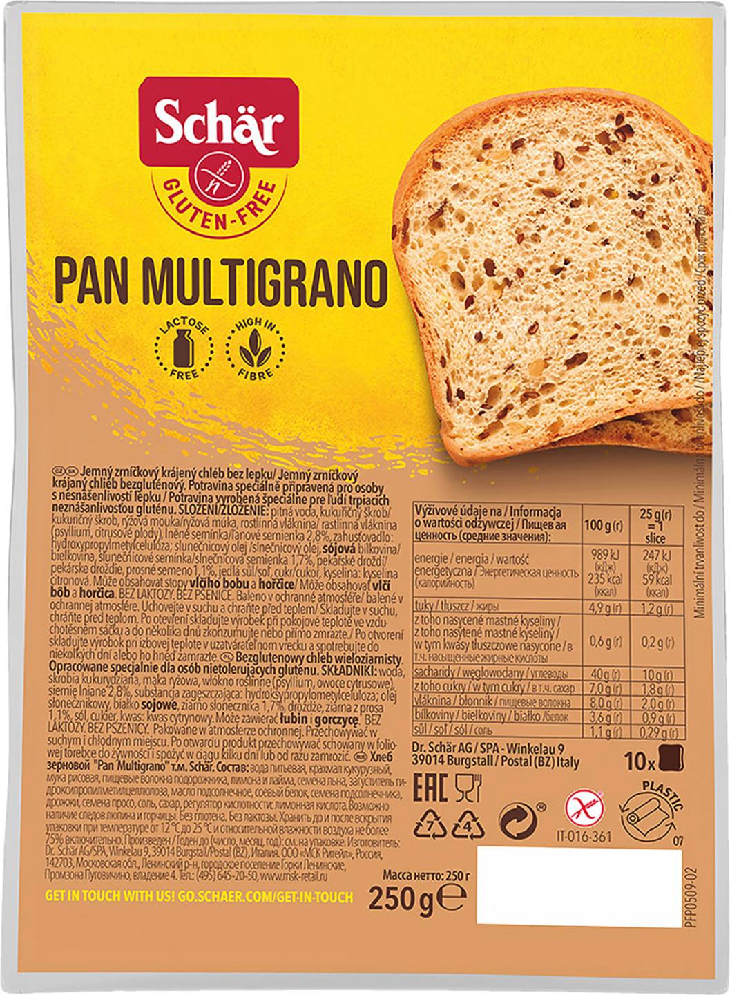 Pan Multigrano/Rustico