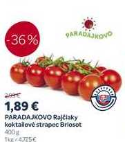 ARADAJKOVO Rajčiaky koktailové strapec Briosot, 400 g