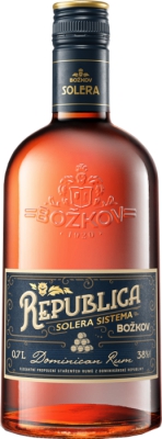 Božkov Republica Solera 38% 0,70 L