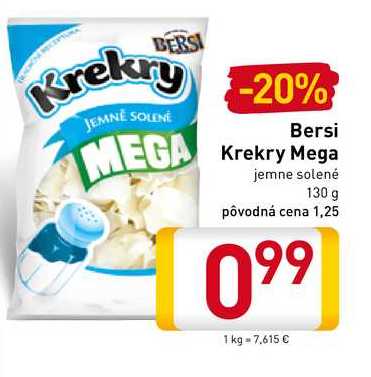 Bersi Krekry Mega 130 g