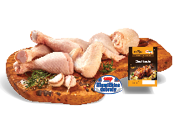 Kuracie diely chladené 1 kg + korenie 1 bal.